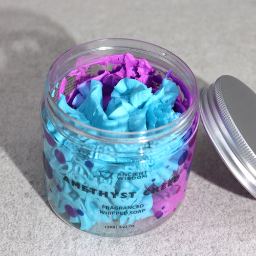 Amethyst Creed Whipped Cream Soap 120g