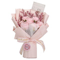 Large Pink Roses Bouquet - Love is Eternal -  Gift Card